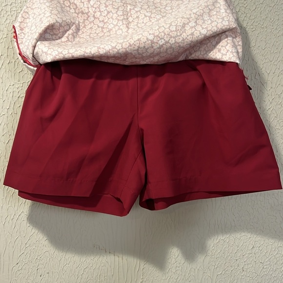 Fairway & Greene Cotton Floral Red Skirt size 6 - Picture 4 of 10
